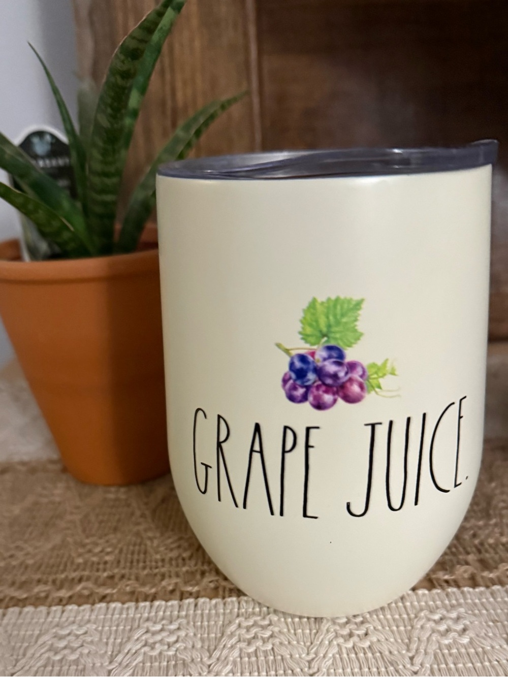 Rae Dunn GRAPE JUICE wine tumbler